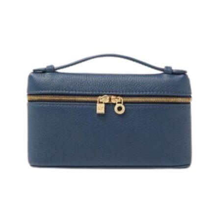 LORO PIANA EXTRA POCKET MINI POUCH OCEAN HEART