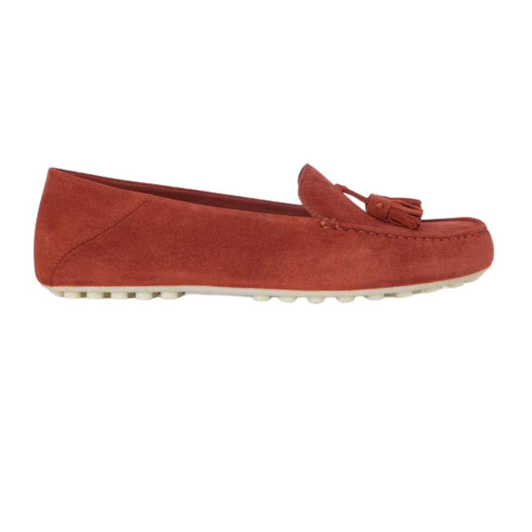 36 LORO PIANA DOT SOLE WALK LOAFER CINNAMON BARK