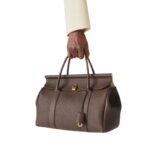 LORO PIANA LOOM BAG L32 DARK CHOCOLATE LIQUORICE