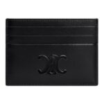 CELINE CARD HOLDER TRIOMPHE IN SHINY CALFSKIN PALE BEIGE