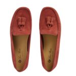 LORO PIANA DOT SOLE WALK LOAFER CINNAMON BARK