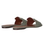 LORO PIANA SUMMER CHARMS SANDAL ARMY GRAY