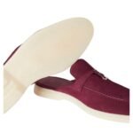 LORO PIANA CHARMS WALK BABOUCHE LOAFER AGUAJE