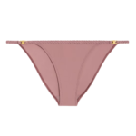 CELINE TRIOMPHE SWIMSUIT BOTTOM IN MATTE JERSEY PRUNE