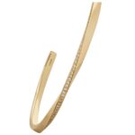 CELINE TORSION BRACELET IN YELLOW GOLD AND DIAMONDS