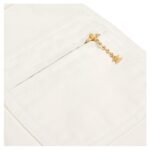 CELINE JANE JEANS IN OPTIC WHITE WASH DENIM