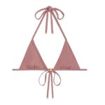 CELINE TRIOMPHE TRIANGLE TOP IN MATTE JERSEY PRUNE