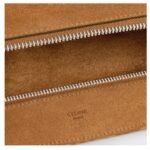 CELINE LARGE STRAP ROMY IN SUEDE CALFSKIN WITH TRIOMPHE ALL OVER