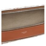 CELINE LARGE STRAP ROMY IN TEXTILE WITH JACQUARD AND CALFSKIN