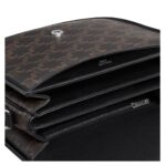 CELINE MEDIUM BESACE TRIOMPHE IN TRIOMPHE CANVAS AND CALFSKIN