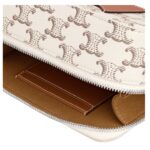 CELINE MINI MESSENGER BOX IN TRIOMPHE CANVAS AND CALFSKIN