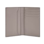 CELINE VERTICAL CARD HOLDER IN CALFSKIN WITH TRIOMPHE EMBOSSED PEBBLE