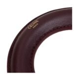 CELINE BANGLE IN LAMBSKIN LIGHT BURGUNDY