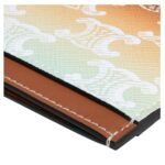 CELINE CARD HOLDER IN TRIOMPHE CANVAS SUNSET AND CALFSKIN
