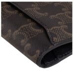 CELINE VERTICAL CARD HOLDER IN TRIOMPHE CANVAS BLACK
