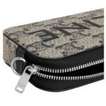 CELINE HORIZONTAL POUCH IN TRIOMPHE CANVAS WITH CELINE PRINT BEIGE