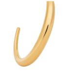 CELINE FORMES ABSTRAITES CUFF IN BRASS WITH GOLD FINISH