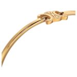 CELINE TRIOMPHE ARTICULATED BRACELET IN BRASS WITH GOLD FINISH