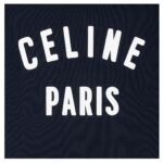 CELINE PARIS CREW NECK SWEATER IN COTTON