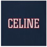 CELINE LOOSE T SHIRT IN COTTON JERSEY