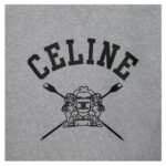 CELINE LOOSE BLASON SWEATSHIRT IN COTTON FLEECE