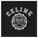 CELINE BLASON LOOSE SWEATSHIRT IN COTTON FLEECE BLACK