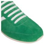 CELINE JOGGER LOW LACE UP SNEAKER WITH TRIOMPHE IN SUEDE CALFSKIN AND CALFSKIN