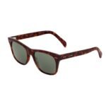 CELINE BLACK FRAME 59 SUNGLASSES IN ACETATE RED HAVANA