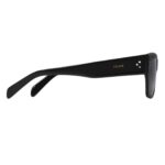 CELINE BLACK FRAME 55 SUNGLASSES IN ACETATE BLACK