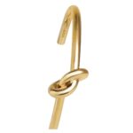 CELINE KNOT EXTRA THIN BRACELET IN BRASS WITH GOLD FINISH