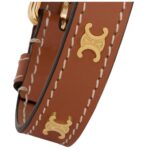 CELINE LES CUIRS BRACELET IN CALFSKIN AND BRASS WITH GOLD FINISH