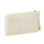 LORO PIANA EXTRA ZIP POUCH WHISPER WHITE