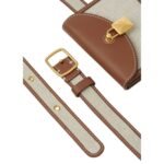 LORO PIANA EXTRA POCHETTE BELT NATURAL