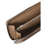 LORO PIANA EXTRA ZIP AROUND PURSE WARM MASTIC