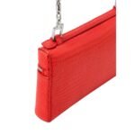 LORO PIANA EXTRA POCKET MINI POUCH CORAL LIPSTICK