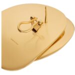 CELINE PETALE EARRINGS IN BRASS WITH GOLD FINISH