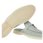 LORO PIANA CHARMS WALK BABOUCHE LOAFER EUCALYPTUS