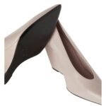 LORO PIANA VIOLA HIGH WEDGE PUMP PINK NOUVEAU