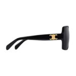 CELINE TRIOMPHE 16 SUNGLASSES IN ACETATE BLACK