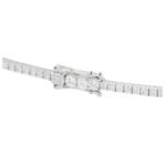 CELINE TENNIS NECKLACE IN WHITE GOLD AND DIAMONDS