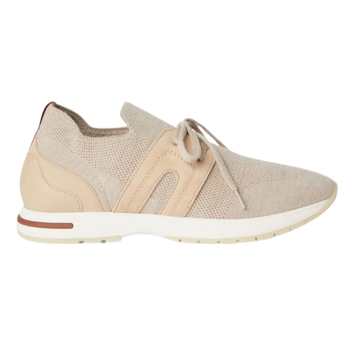 41 LORO PIANA 360 LP LADY FLEXY WALK SNEAKER BEIGE MELANGE