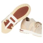 LORO PIANA 360 LP LADY FLEXY WALK SNEAKER BEIGE MELANGE