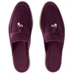 LORO PIANA BABOUCHE CHARMS WALK LOAFER BRIGHT AMARANTH