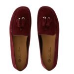 LORO PIANA DOT SOLE WALK LOAFER WILD PLUM