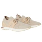 LORO PIANA 360 LP LADY FLEXY WALK SNEAKER BEIGE MELANGE