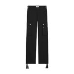 CELINE CARGO PANTS IN COTTON LINEN BEIGE