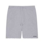 CELINE SHORTS IN COTTON FLEECE BLACK-WHITE