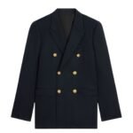 CELINE CLASSIC JACKET IN DIAGONAL WOOL