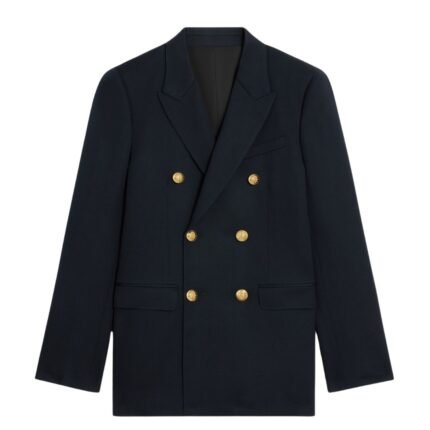 CELINE CLASSIC JACKET IN DIAGONAL WOOL