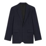 CELINE CLASSIC JACKET IN WOOL GABARDINE BLACK